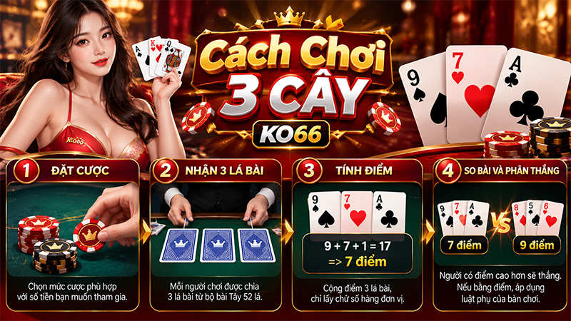 Cách chơi ba cây